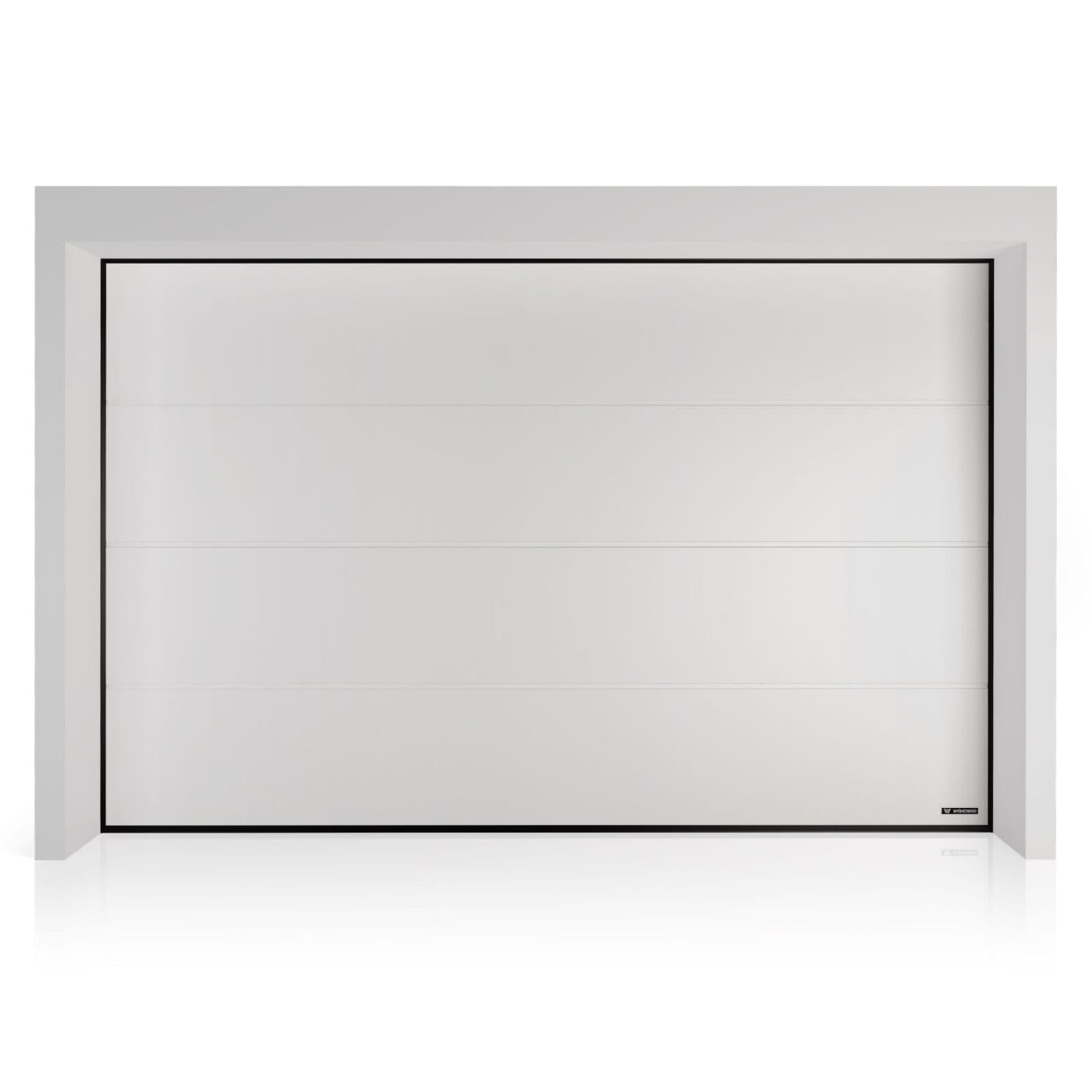 Sekcionálna garážová brána UniTherm – Manuálne ovládanie · Hladký panel bez prelisu
